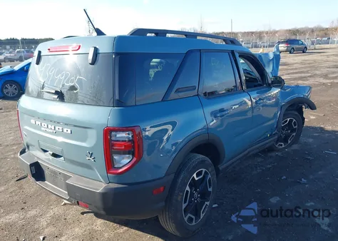 2023 Ford Bronco Sport Outer Banks z USA, uszkodzony, nr VIN 3FMCR9C62PRD64112